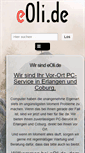 Mobile Screenshot of eoli.de